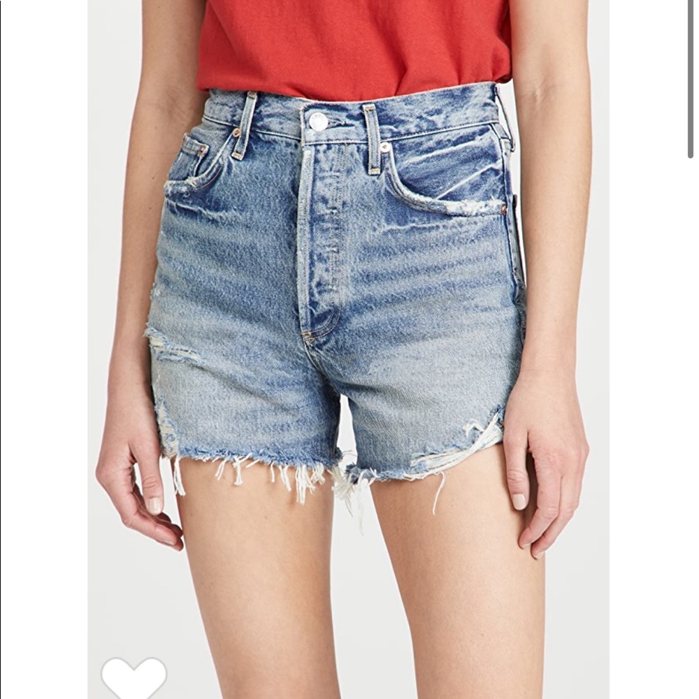 Agolde NWT Dee Super High Rise Short
